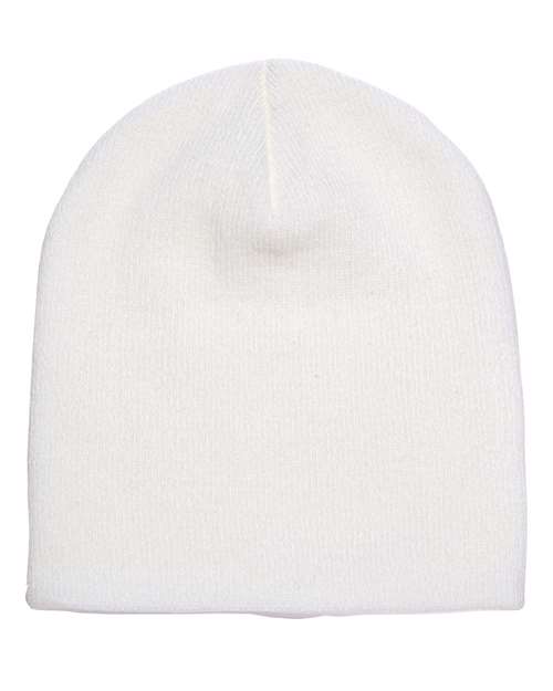 Custom Embroidered - YP Classics - 8 1/2" Beanie - 1500KC