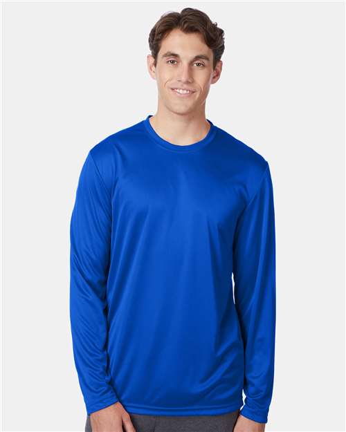 Custom Embroidered - Hanes - Cool DRI® Long Sleeve Performance T-Shirt - 482L