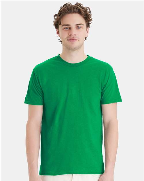 Custom Embroidered - Hanes - Perfect-T T-Shirt - Kelly Green - 4980