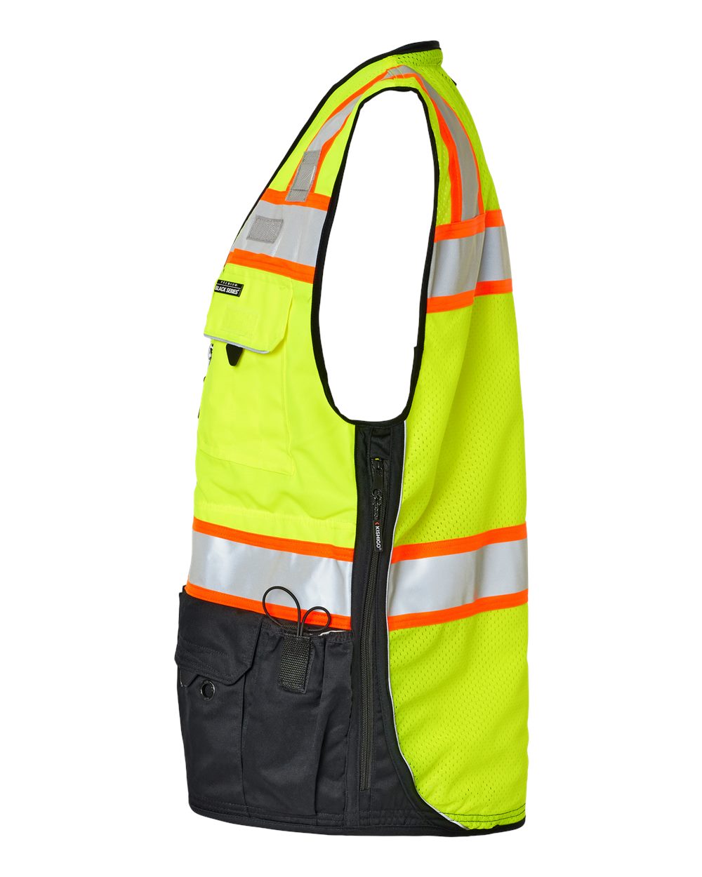 Custom Embroidery - Kishigo - Premium Black Series® Surveyors Vest - S5002-5003