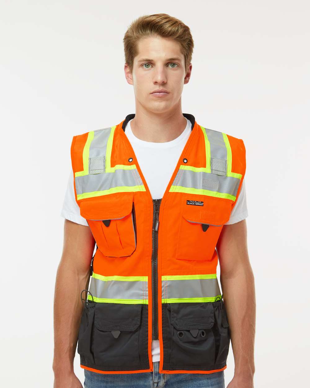 Custom Embroidery - Kishigo - Premium Black Series® Surveyors Vest - S5002-5003