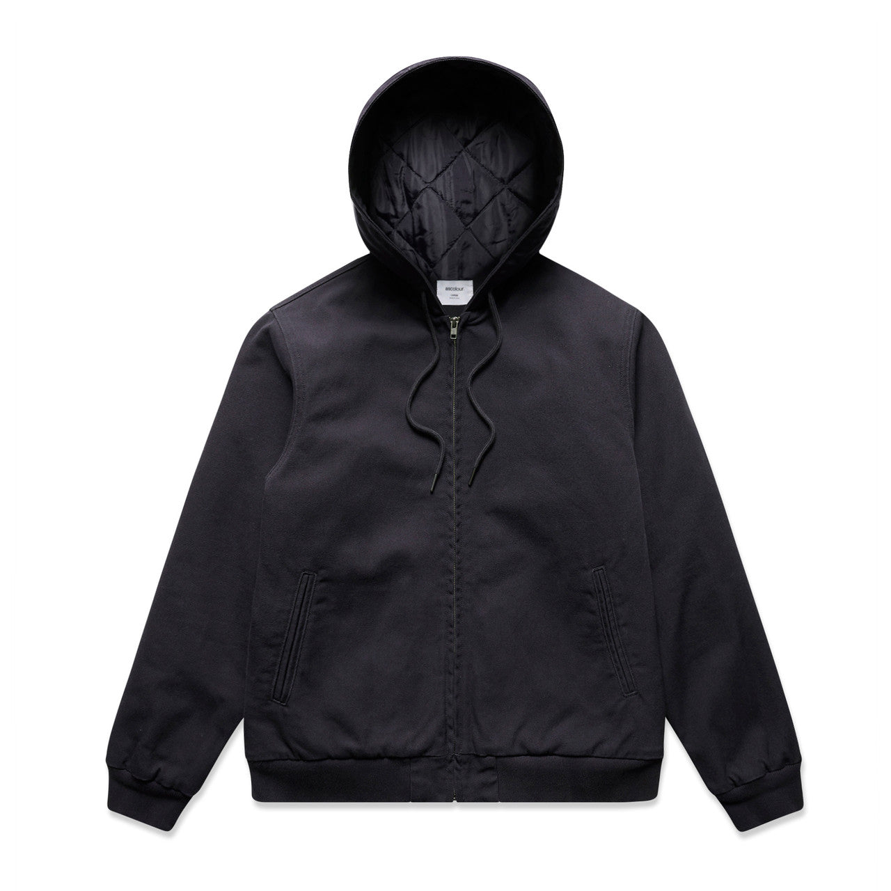 Custom Embroidered or DTF Printed - Canvas Bomber Hood Jacket | 5532