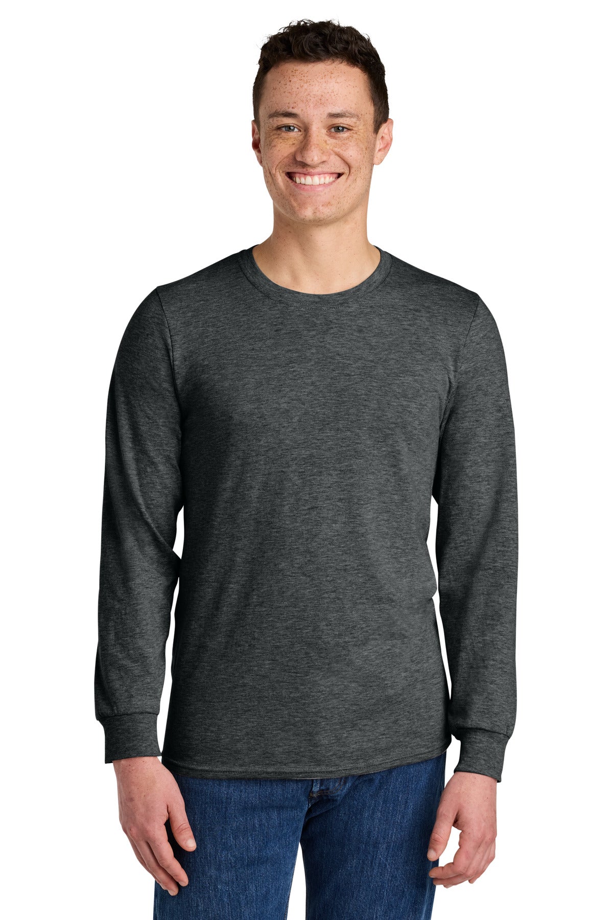 Custom Embroidered or DTF Printed - Jerzees® Premium Blend Ring Spun Long Sleeve T-Shirt 560LS