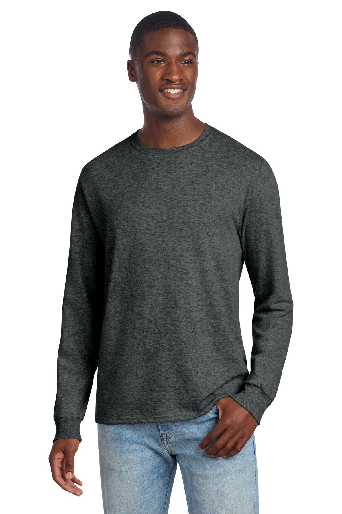 Custom Embroidery or DTF Print - Jerzees ®  Premium Blend Ring Spun Long Sleeve T-Shirt 560LS