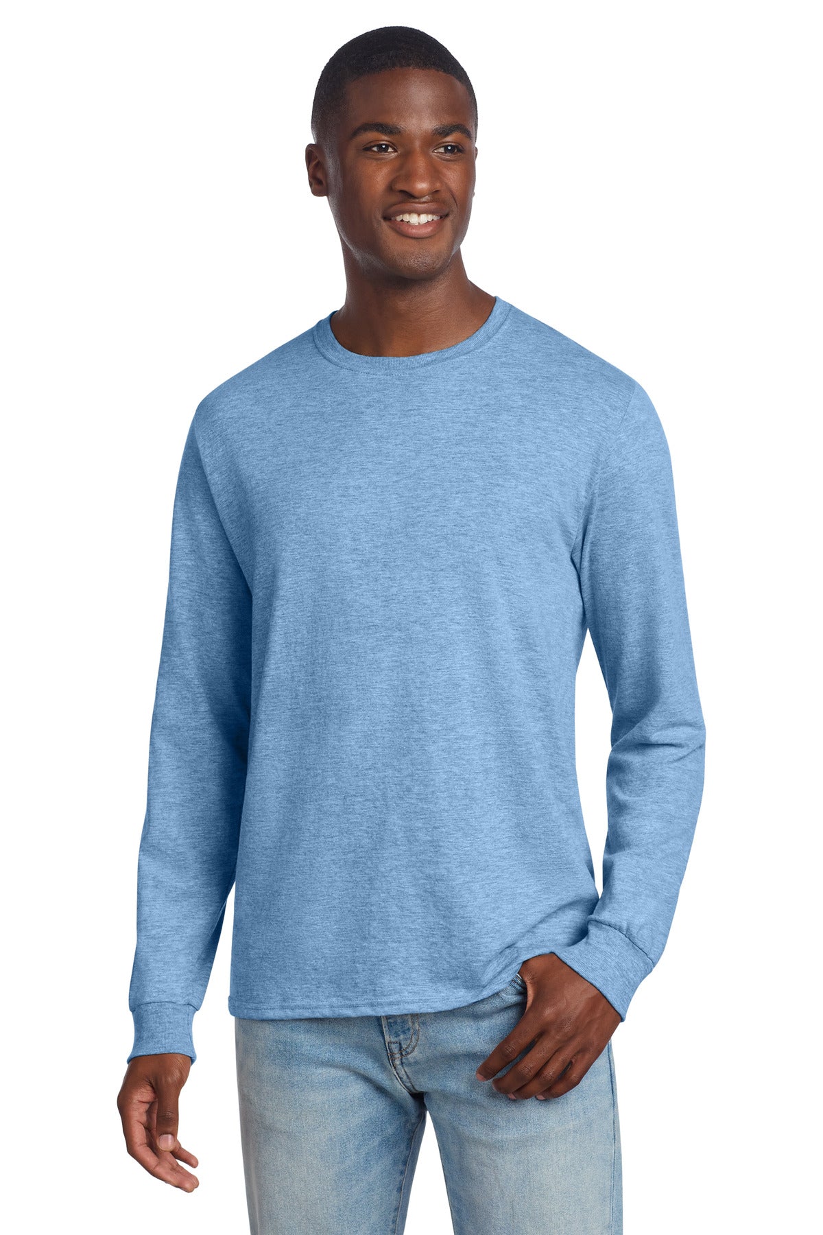 Custom Embroidery or DTF Print - Jerzees ®  Premium Blend Ring Spun Long Sleeve T-Shirt 560LS
