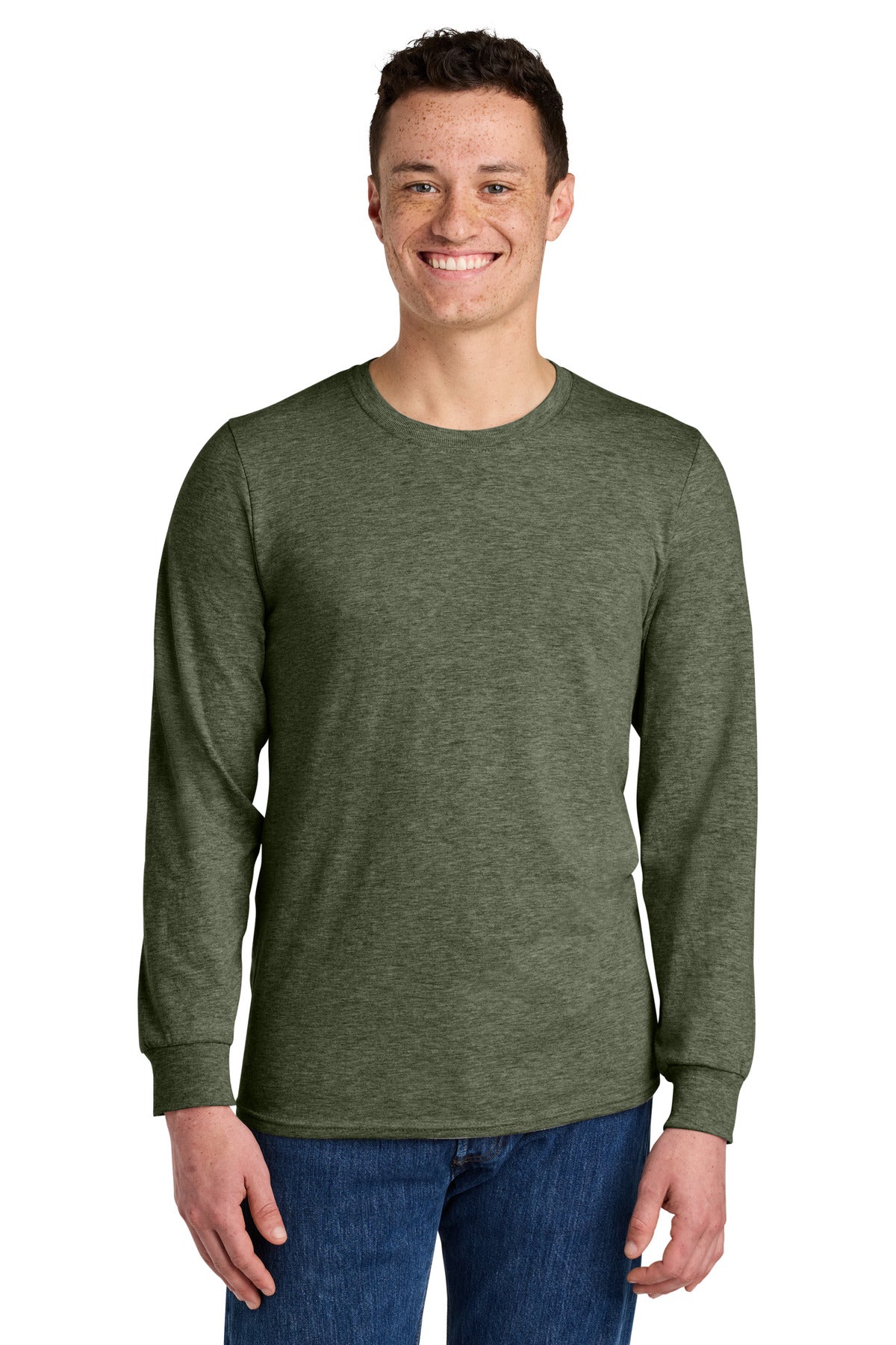Custom Embroidered or DTF Printed - Jerzees® Premium Blend Ring Spun Long Sleeve T-Shirt 560LS