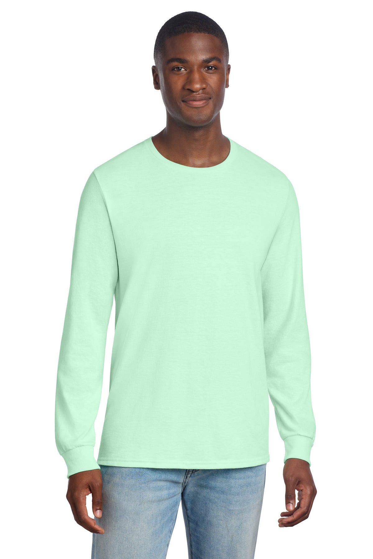Custom Embroidery or DTF Print - Jerzees ®  Premium Blend Ring Spun Long Sleeve T-Shirt 560LS