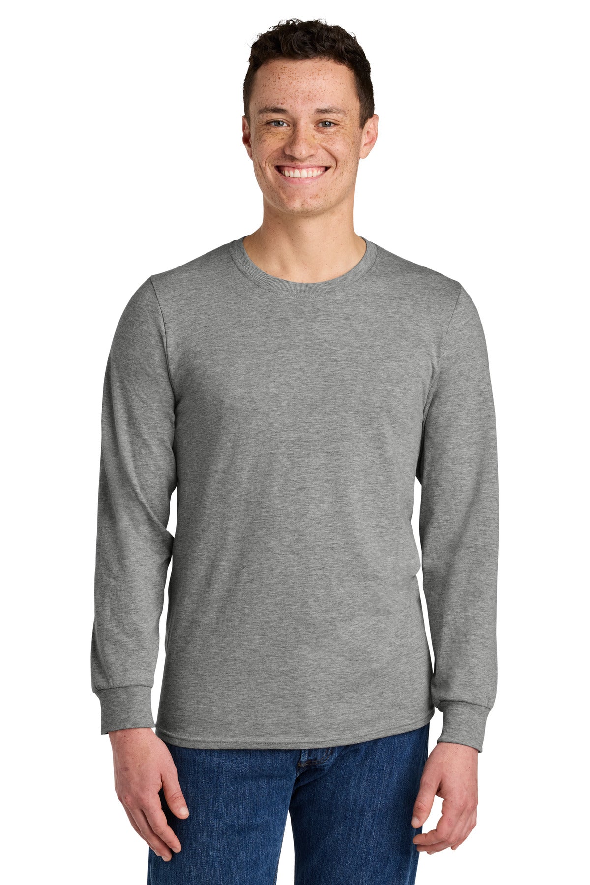 Custom Embroidered or DTF Printed - Jerzees® Premium Blend Ring Spun Long Sleeve T-Shirt 560LS
