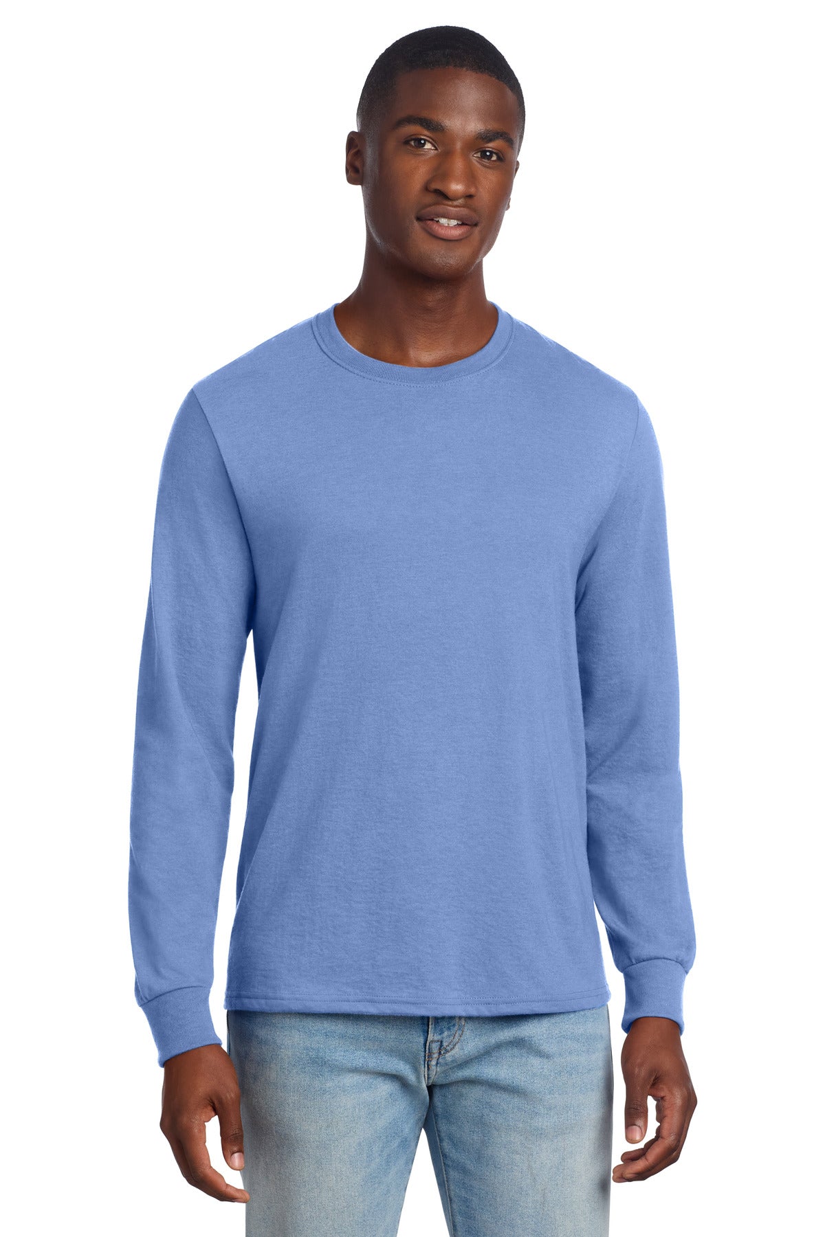 Custom Embroidery or DTF Print - Jerzees ®  Premium Blend Ring Spun Long Sleeve T-Shirt 560LS