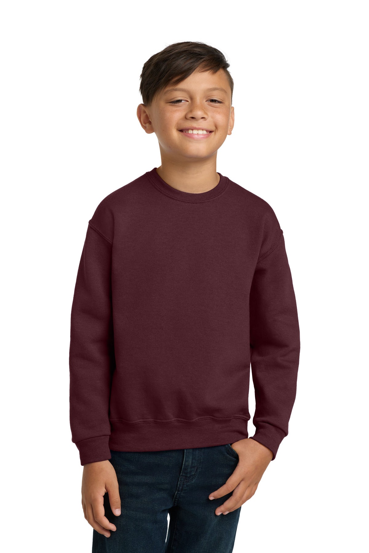 Custom Embroidery or DTF Print - Jerzees ®  - Youth NuBlend ®  Crewneck Sweatshirt.  562B