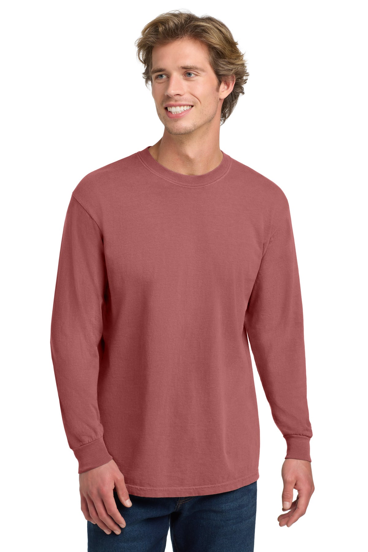 Custom Embroidery or DTF Print - COMFORT COLORS  ®  Heavyweight Ring Spun Long Sleeve Tee. 6014