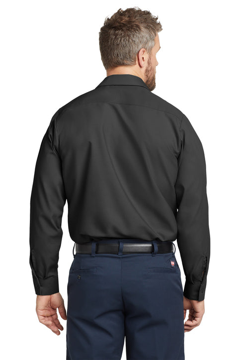 Performance Elevator - Embroidered Red Kap Long Sleeve Industrial Work Shirt - SP14