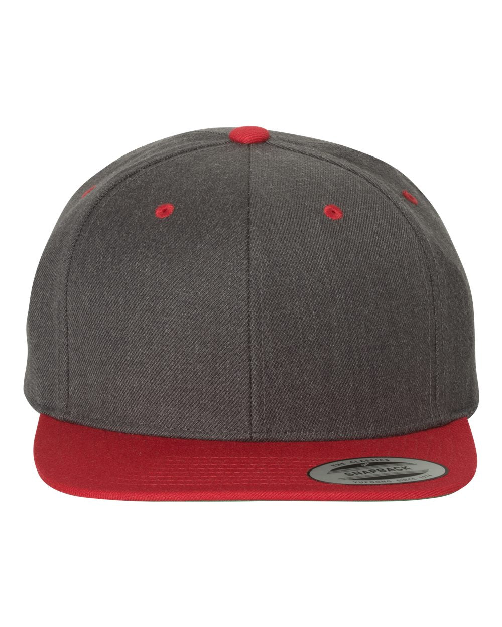 Custom Embroidery - YP Classics - Premium Flat Bill Snapback Cap - 6089M