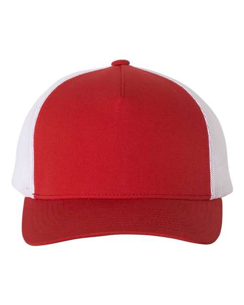 Custom Embroidered - YP Classics - Five-Panel Retro Trucker Cap - 6506