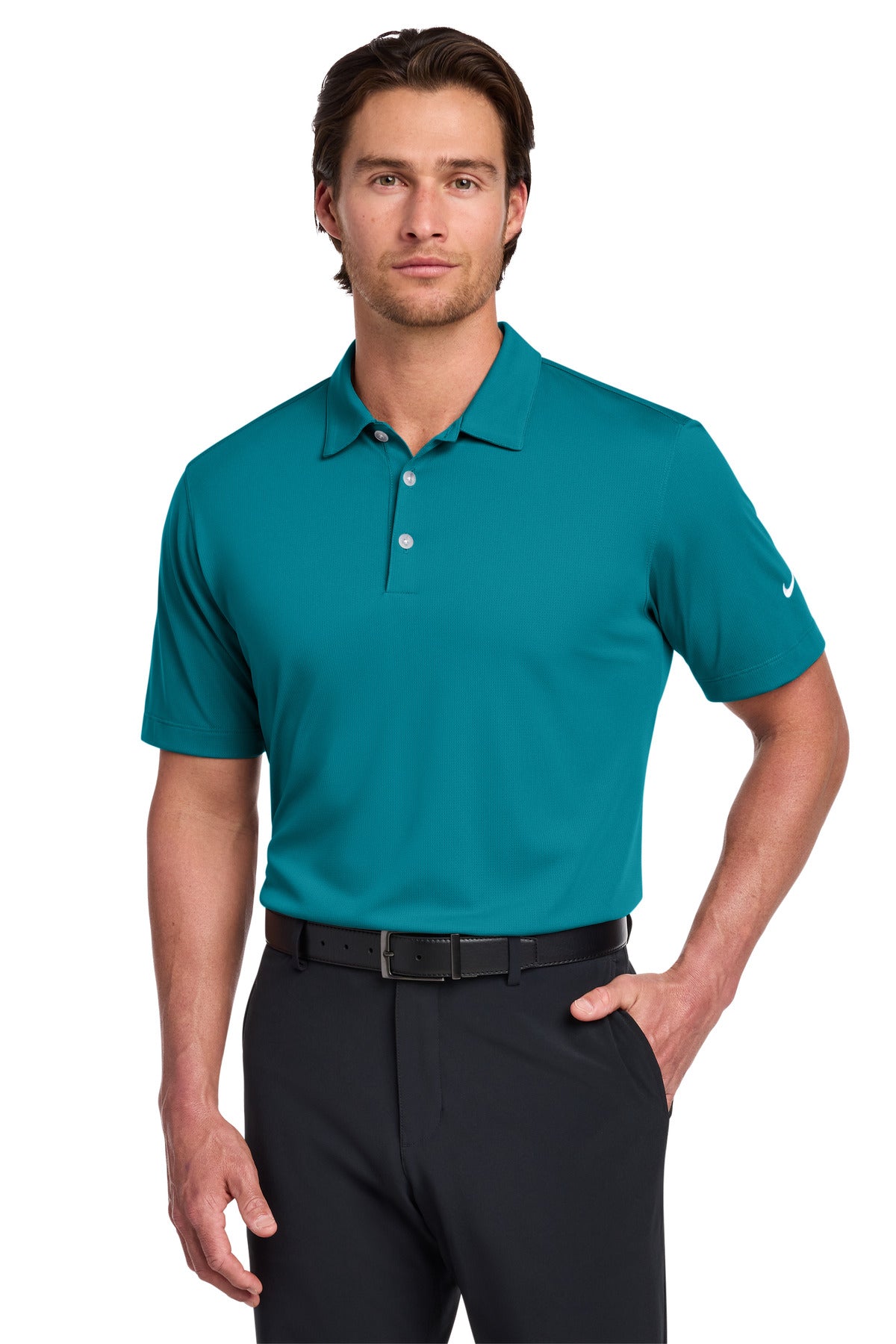 Custom Embroidery or DTF Print - Nike Dri-FIT Vertical Mesh Polo. 637167