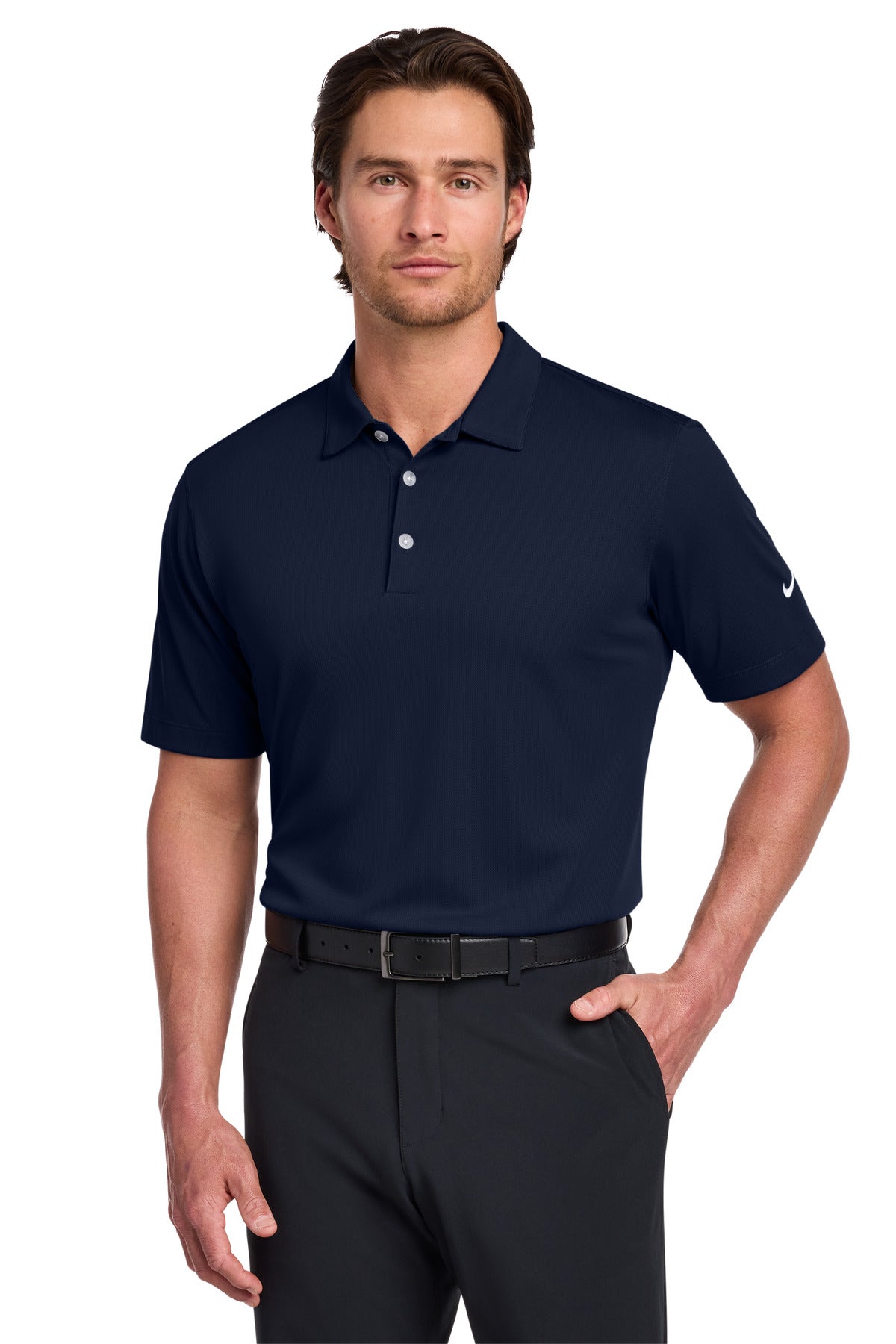 Custom Embroidery or DTF Print - Nike Dri-FIT Vertical Mesh Polo. 637167
