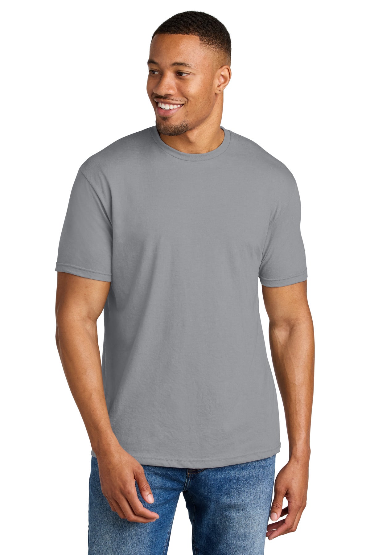 Custom Embroidered or DTF Printed - Gildan ®  Softstyle ®  CVC Tee 64000CVC