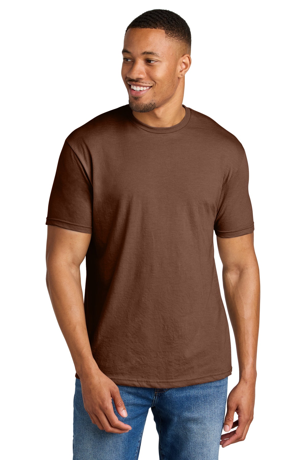 Custom Embroidered or DTF Printed - Gildan ®  Softstyle ®  CVC Tee 64000CVC
