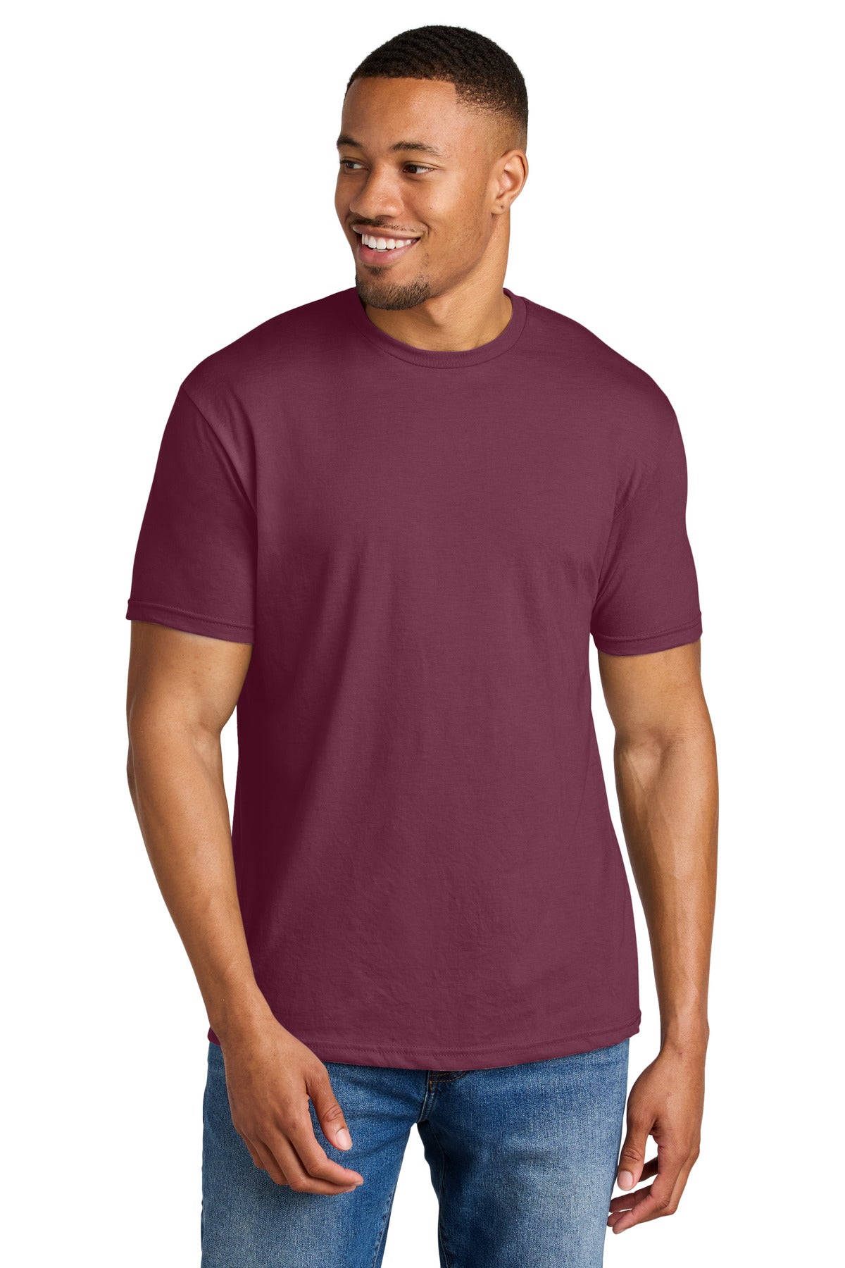 Custom Embroidered or DTF Printed - Gildan ®  Softstyle ®  CVC Tee 64000CVC