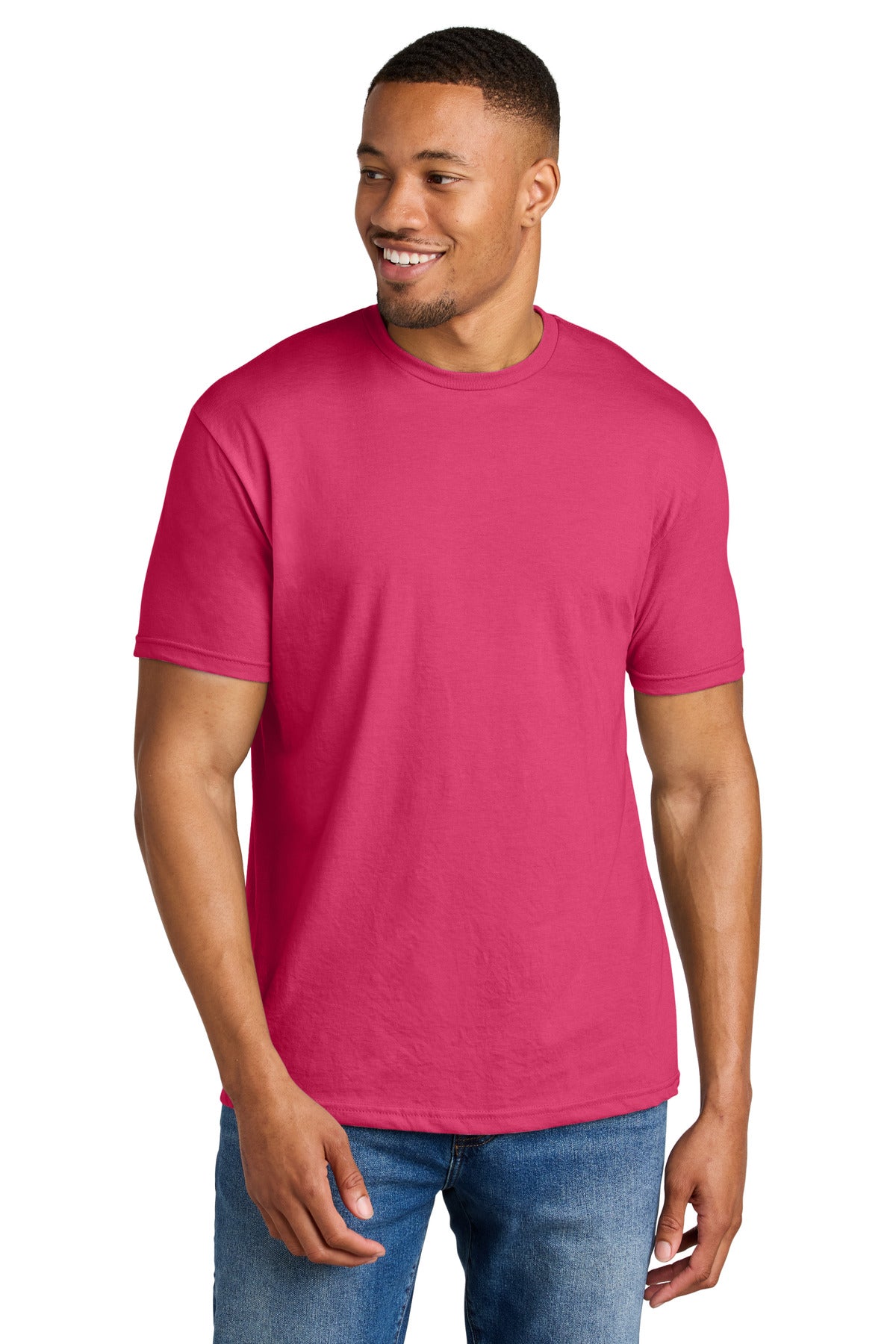 Custom Embroidered or DTF Printed - Gildan ®  Softstyle ®  CVC Tee 64000CVC