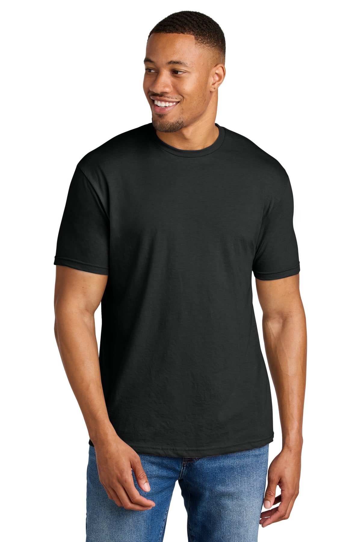Custom Embroidered or DTF Printed - Gildan ®  Softstyle ®  CVC Tee 64000CVC