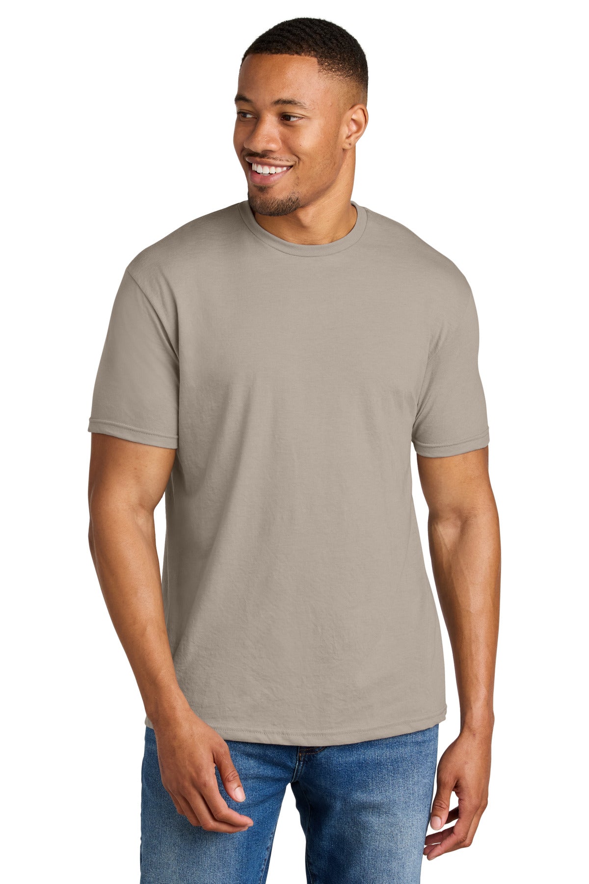 Custom Embroidered or DTF Printed - Gildan ®  Softstyle ®  CVC Tee 64000CVC