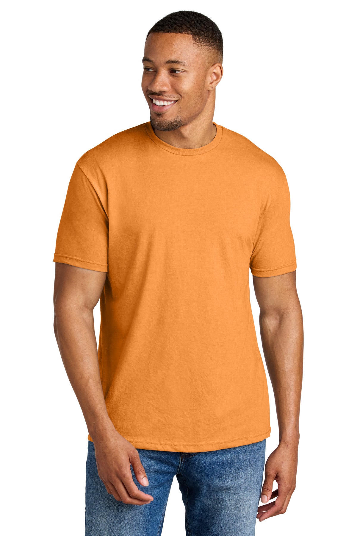 Custom Embroidered or DTF Printed - Gildan ®  Softstyle ®  CVC Tee 64000CVC