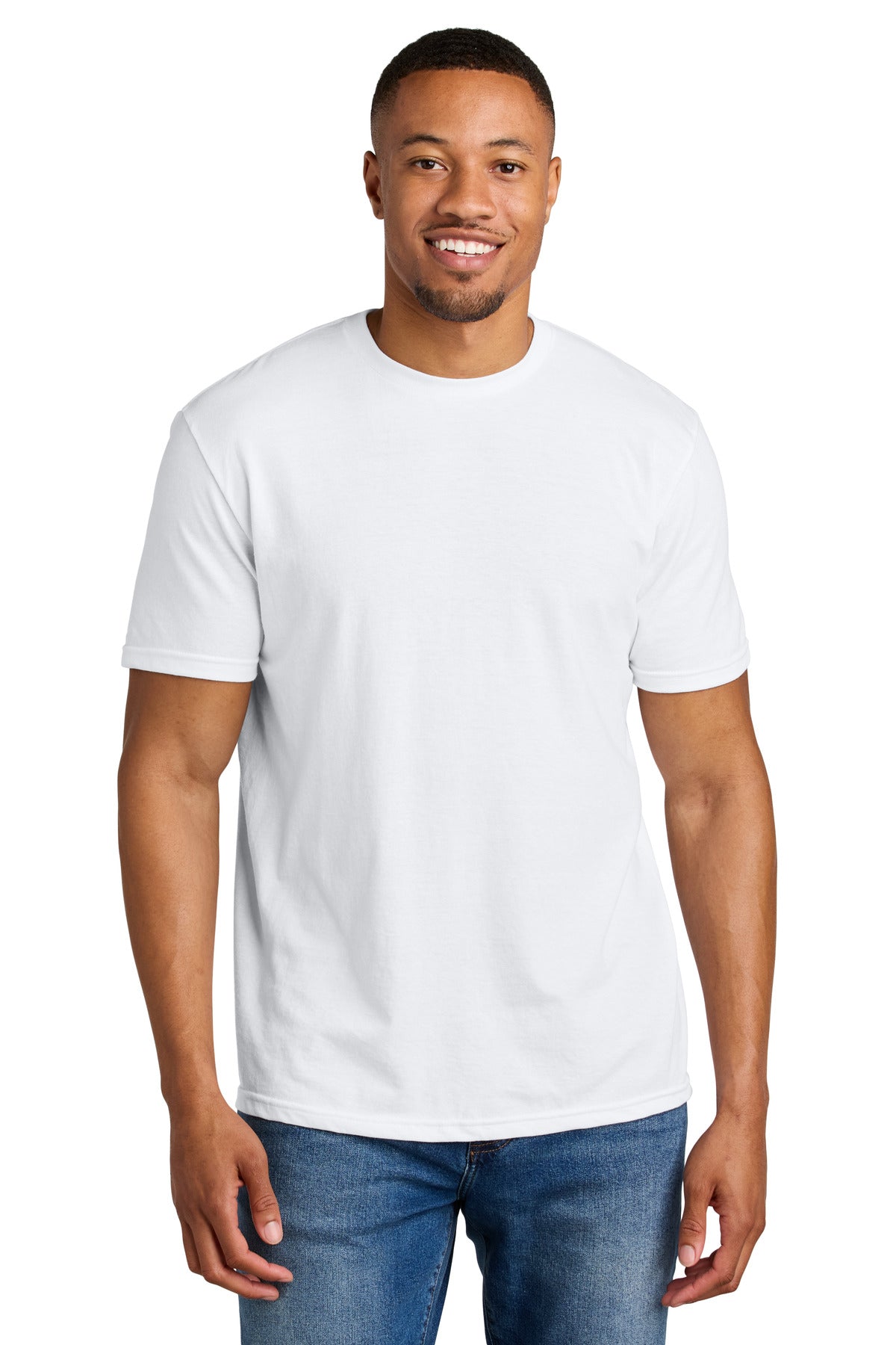 Custom Embroidered or DTF Printed - Gildan ®  Softstyle ®  CVC Tee 64000CVC