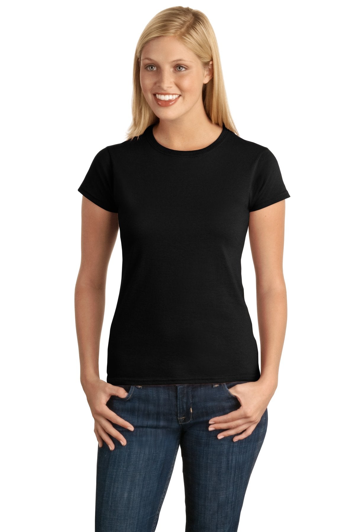 Custom Embroidered - Gildan Softstyle® Ladies T-Shirt. 64000L