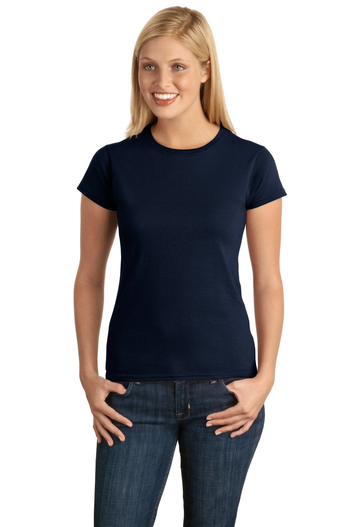 Custom Embroidered - Gildan Softstyle® Ladies T-Shirt. 64000L