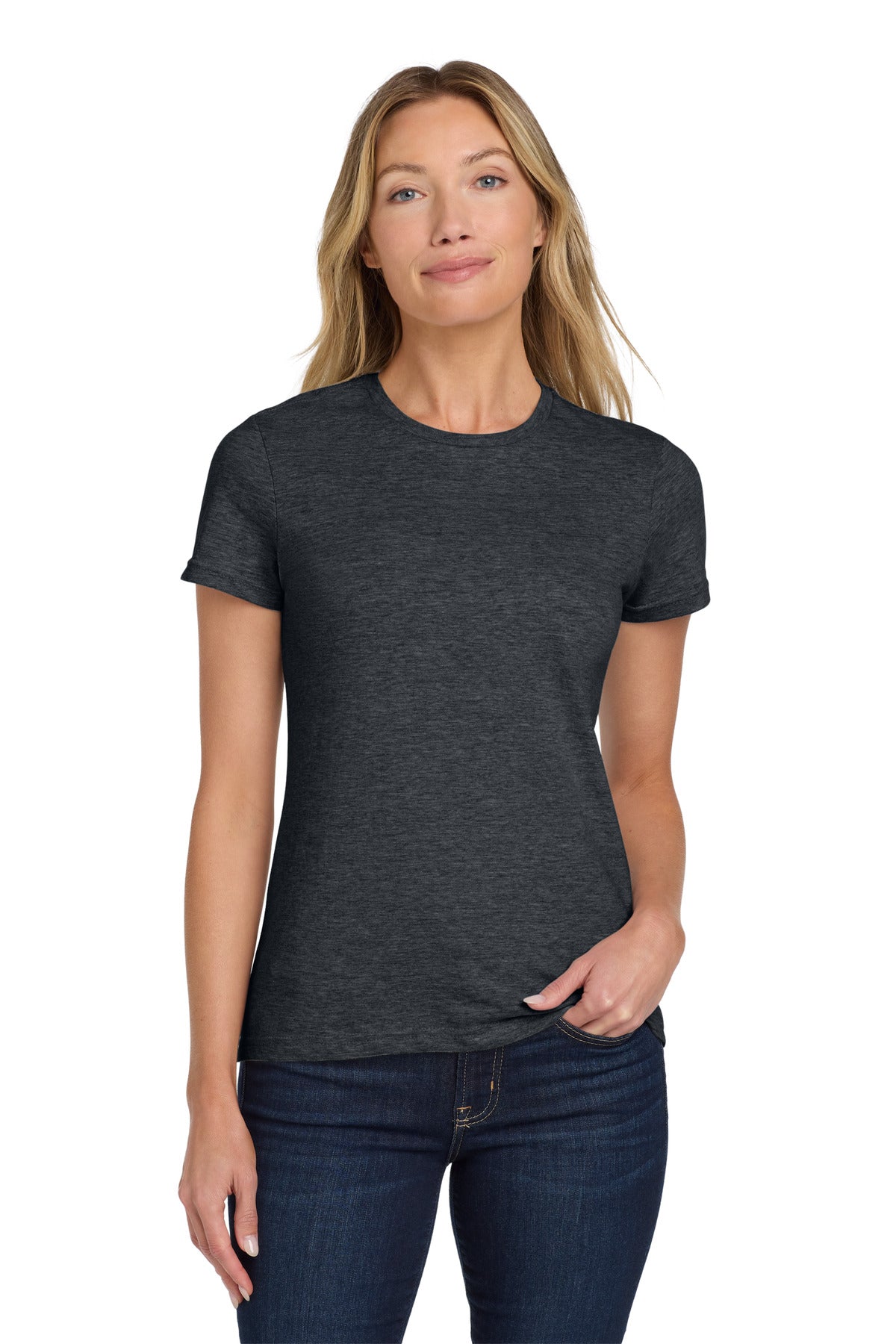 Custom Embroidered or DTF Printed - Gildan Softstyle ®  Women's T-Shirt. 64000L