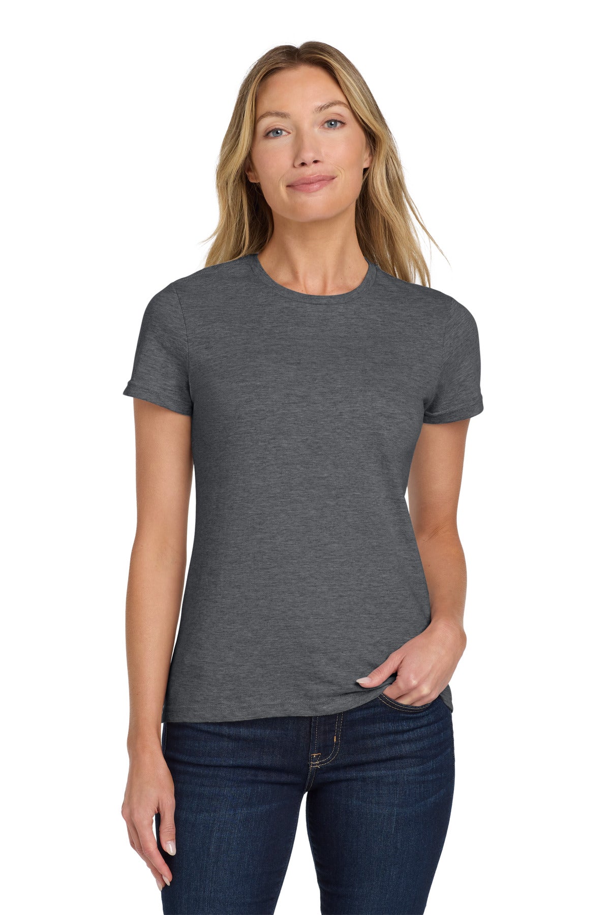 Custom Embroidered or DTF Printed - Gildan Softstyle ®  Women's T-Shirt. 64000L
