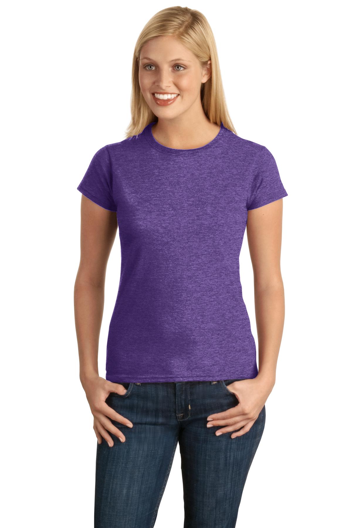 Custom Embroidered - Gildan Softstyle® Ladies T-Shirt. 64000L