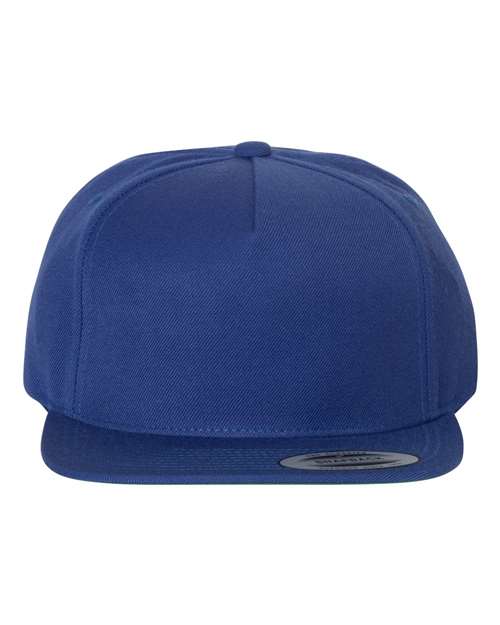 Custom Embroidered - YP Classics - Premium Five-Panel Snapback Cap - 5089M