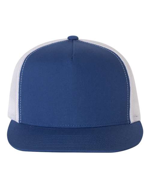 Custom Embroidered - YP Classics - Classic Five-Panel Trucker Cap - 6006