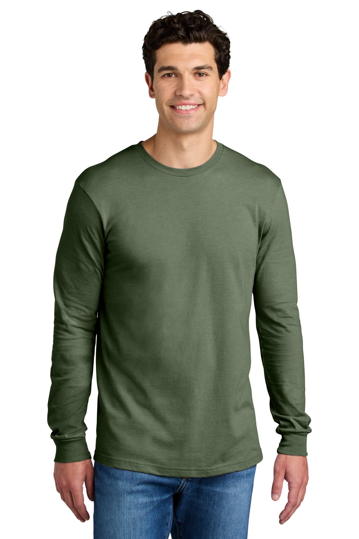 Custom Embroidered or DTF Printed - Gildan ®  Softstyle ®  CVC Long Sleeve Tee 64440CVC