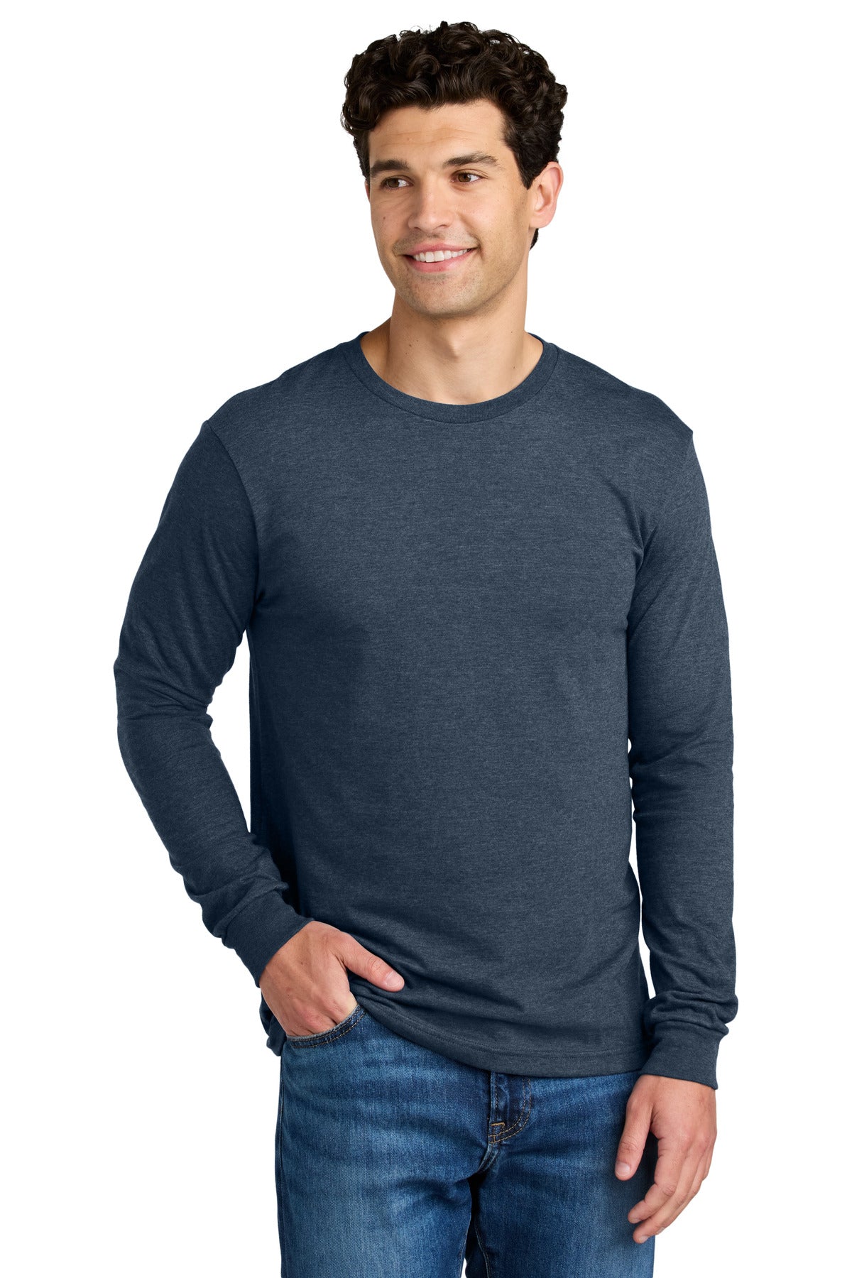 Custom Embroidered or DTF Printed - Gildan ®  Softstyle ®  CVC Long Sleeve Tee 64440CVC