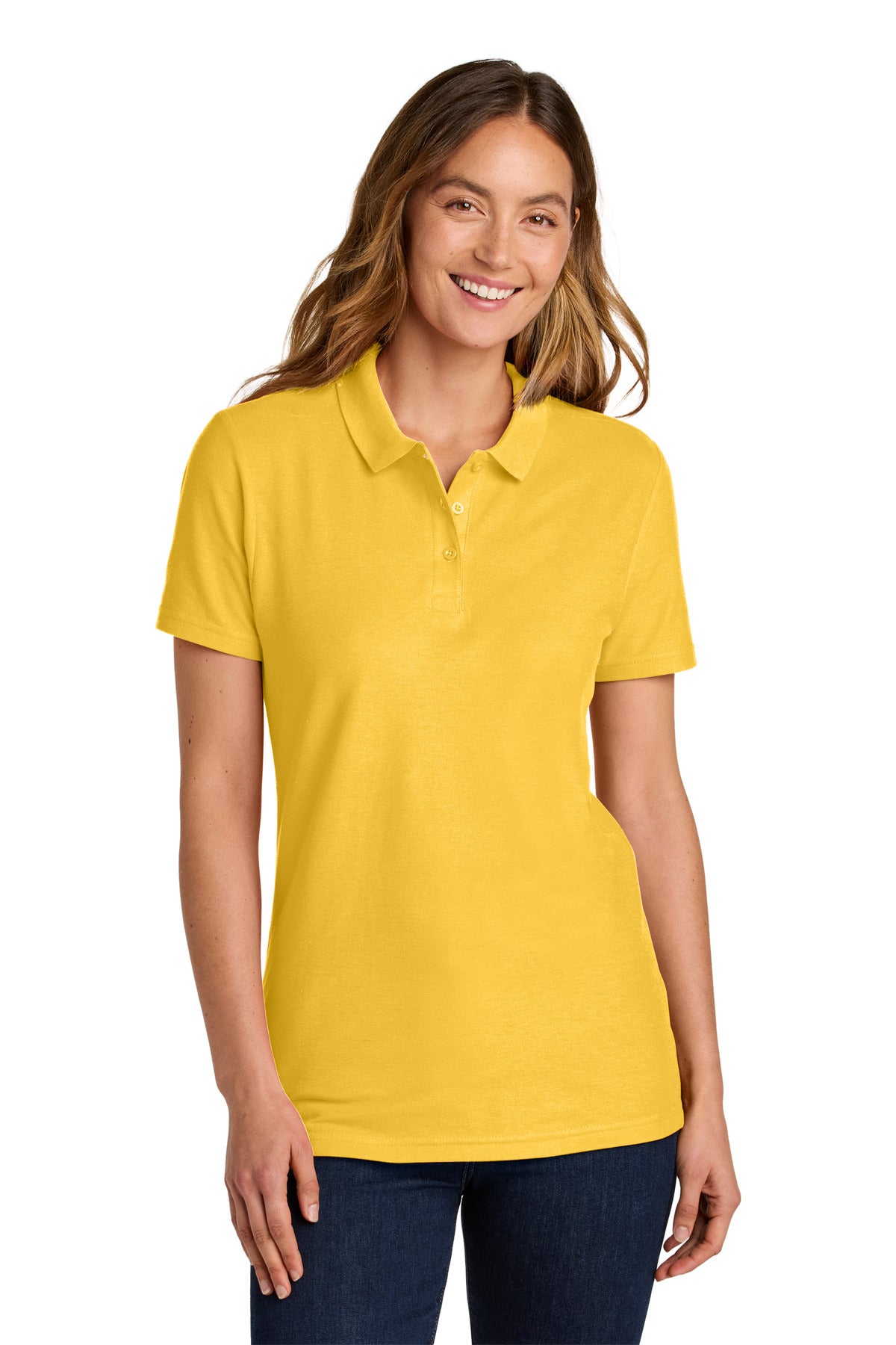 Custom Embroidered or DTF Printed - Gildan Softstyle ®  Women's Pique Polo 64800L