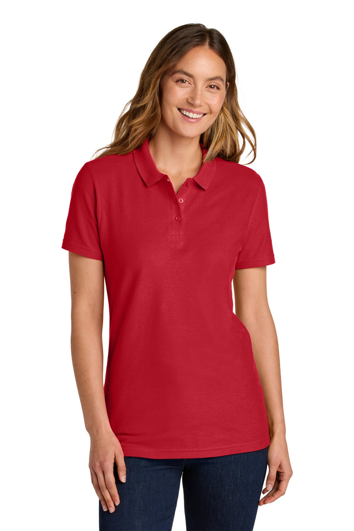 Custom Embroidered or DTF Printed - Gildan Softstyle ®  Women's Pique Polo 64800L