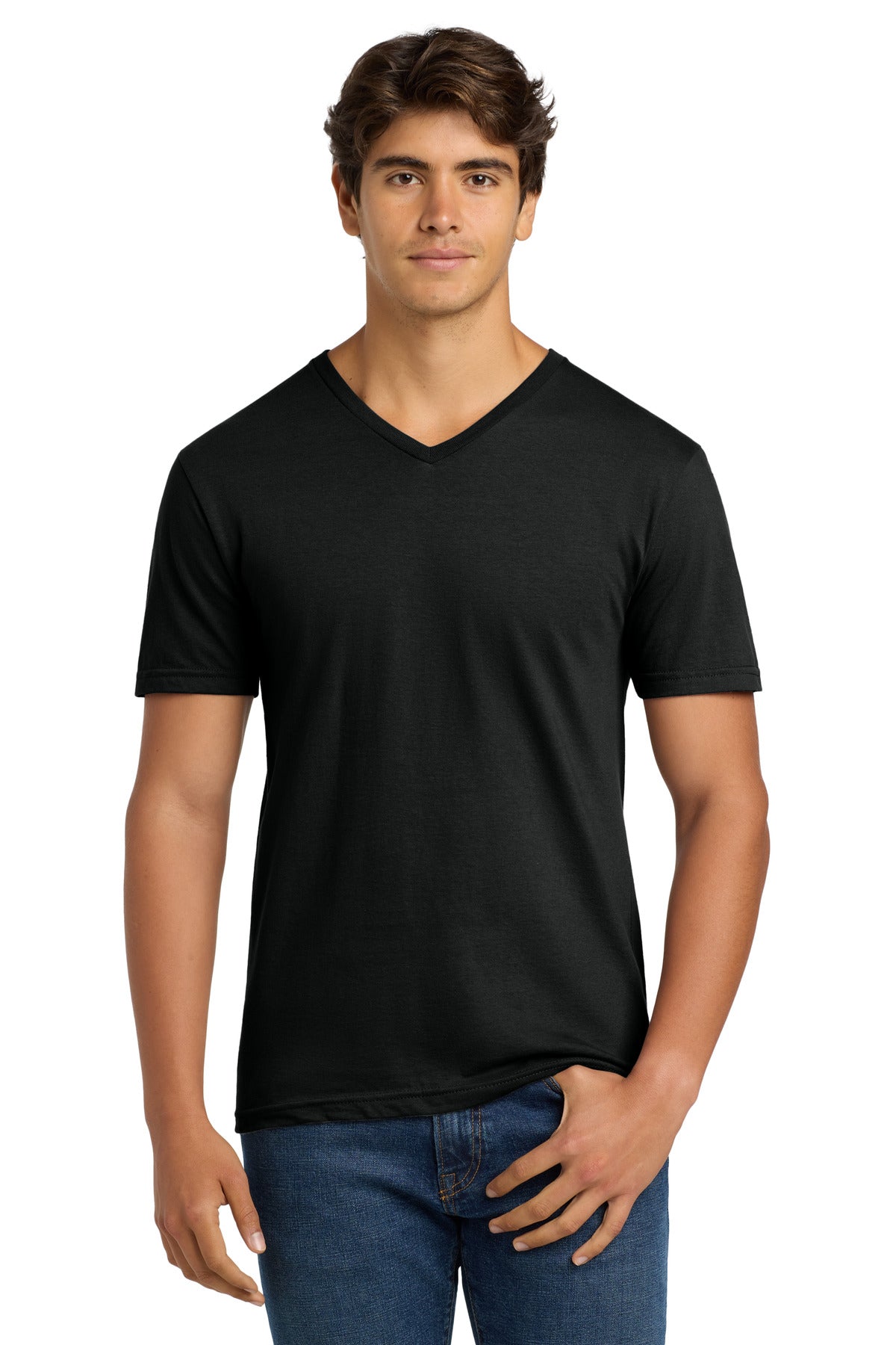 Custom Embroidered or DTF Printed - Gildan Softstyle ®  V-Neck T-Shirt. 64V00
