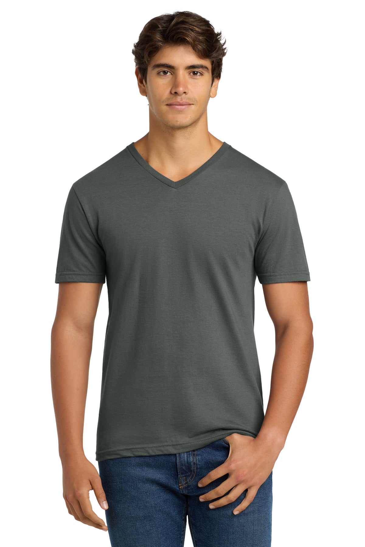 Custom Embroidered or DTF Printed - Gildan Softstyle ®  V-Neck T-Shirt. 64V00