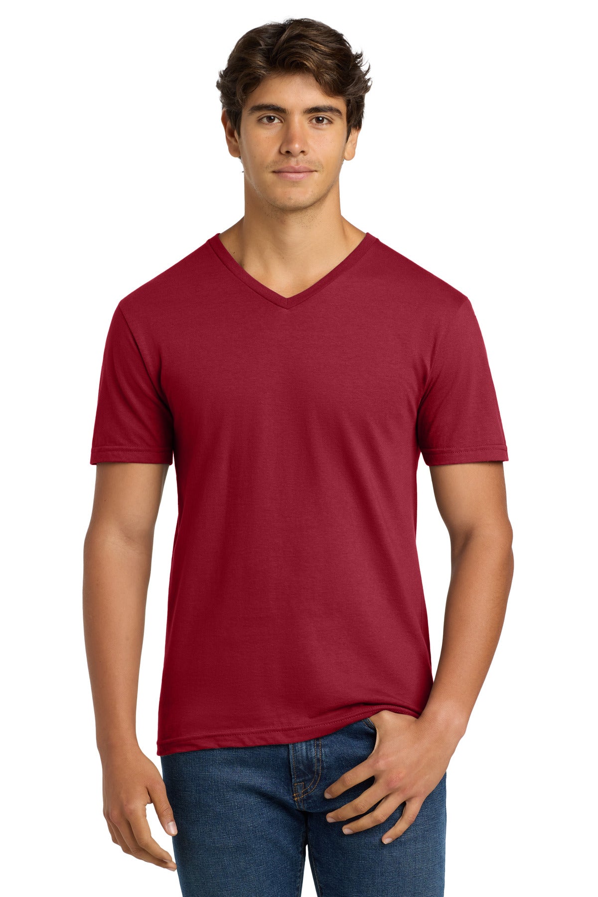 Custom Embroidered or DTF Printed - Gildan Softstyle ®  V-Neck T-Shirt. 64V00