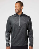 Custom Embroidery - Adidas - Brushed Terry Heathered Quarter-Zip Pullover - A284