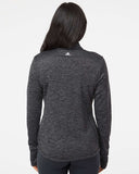 Custom Embroidery - Adidas - Women's Brushed Terry Heathered Quarter-Zip Pullover - A285