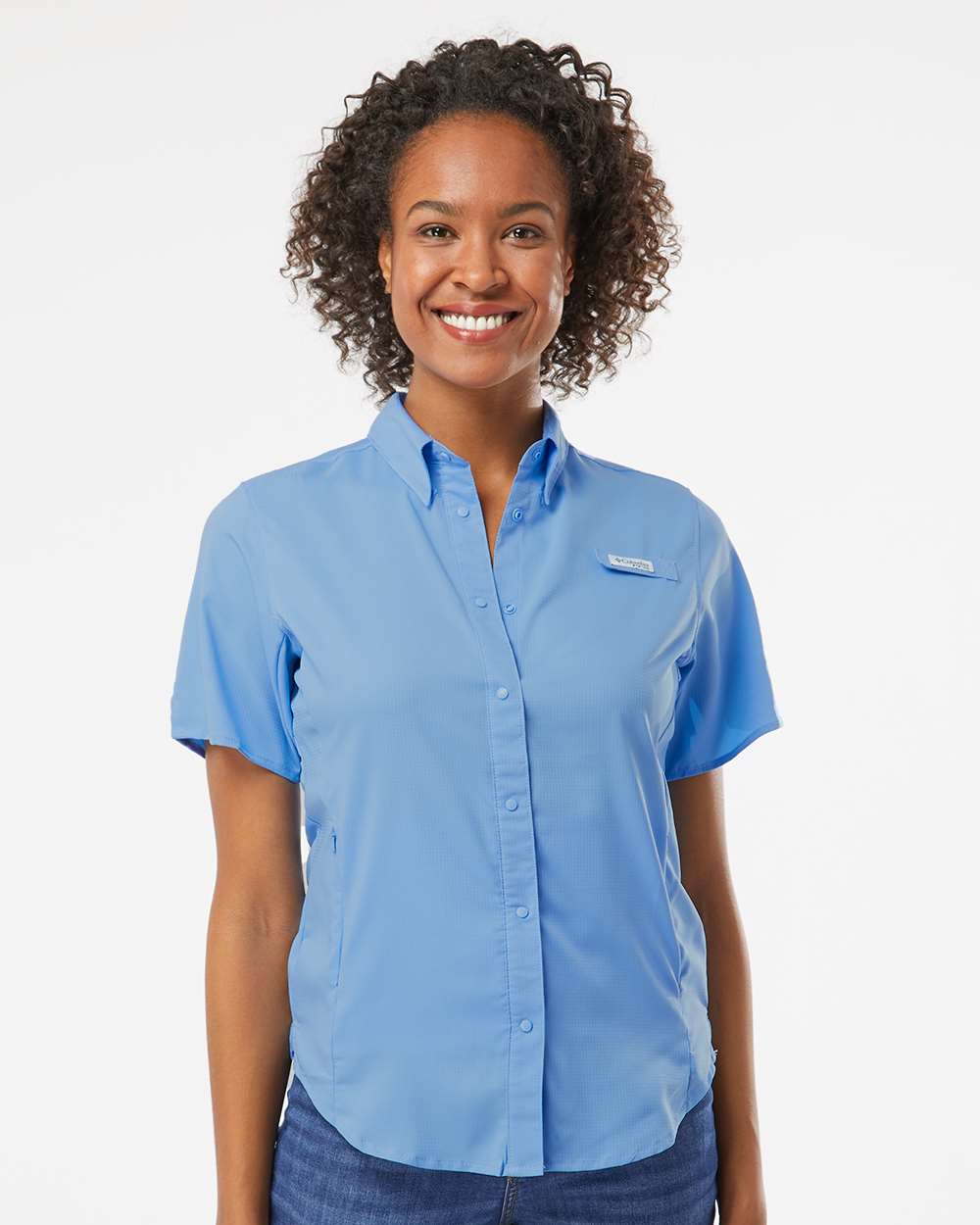 Custom Embroidery - Columbia - Women's PFG Tamiami™ II Short Sleeve Shirt - 127571