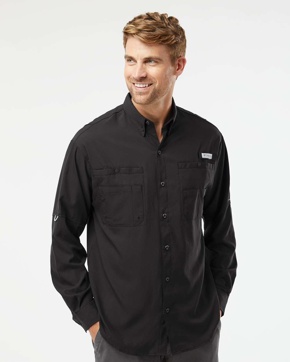 Custom Embroidery - Columbia - PFG Tamiami™ II Long Sleeve Shirt - 128606