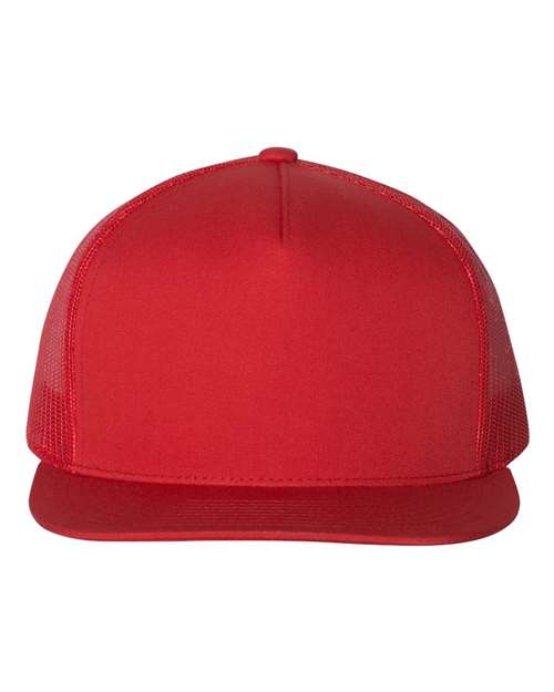 Custom Embroidered - YP Classics - Classic Five-Panel Trucker Cap - 6006