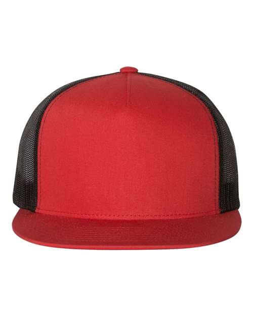 Custom Embroidered - YP Classics - Classic Five-Panel Trucker Cap - 6006