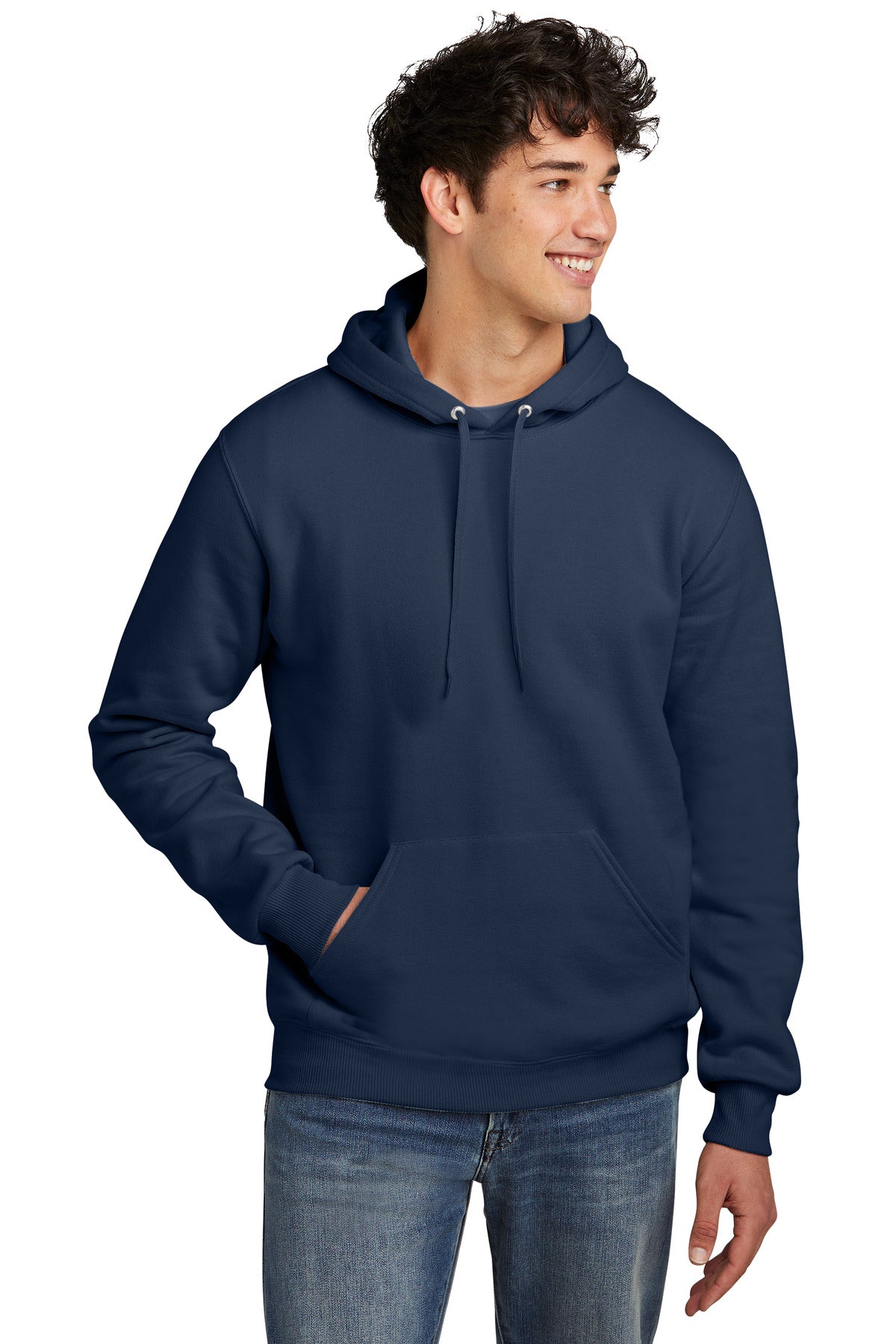 Custom Embroidery or DTF Print - Jerzees Eco ™  Premium Blend Pullover Hooded Sweatshirt 700M