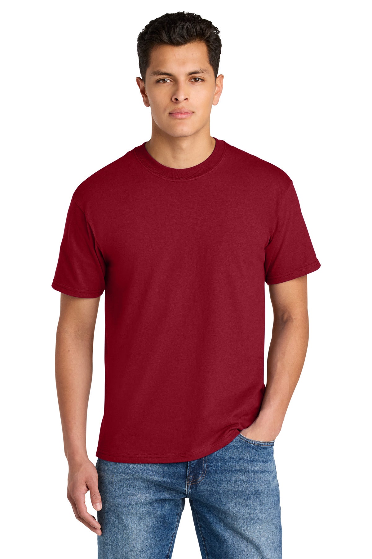 Custom Embroidered - Gildan ®  Hammer ®  Maxweight Tee 75000